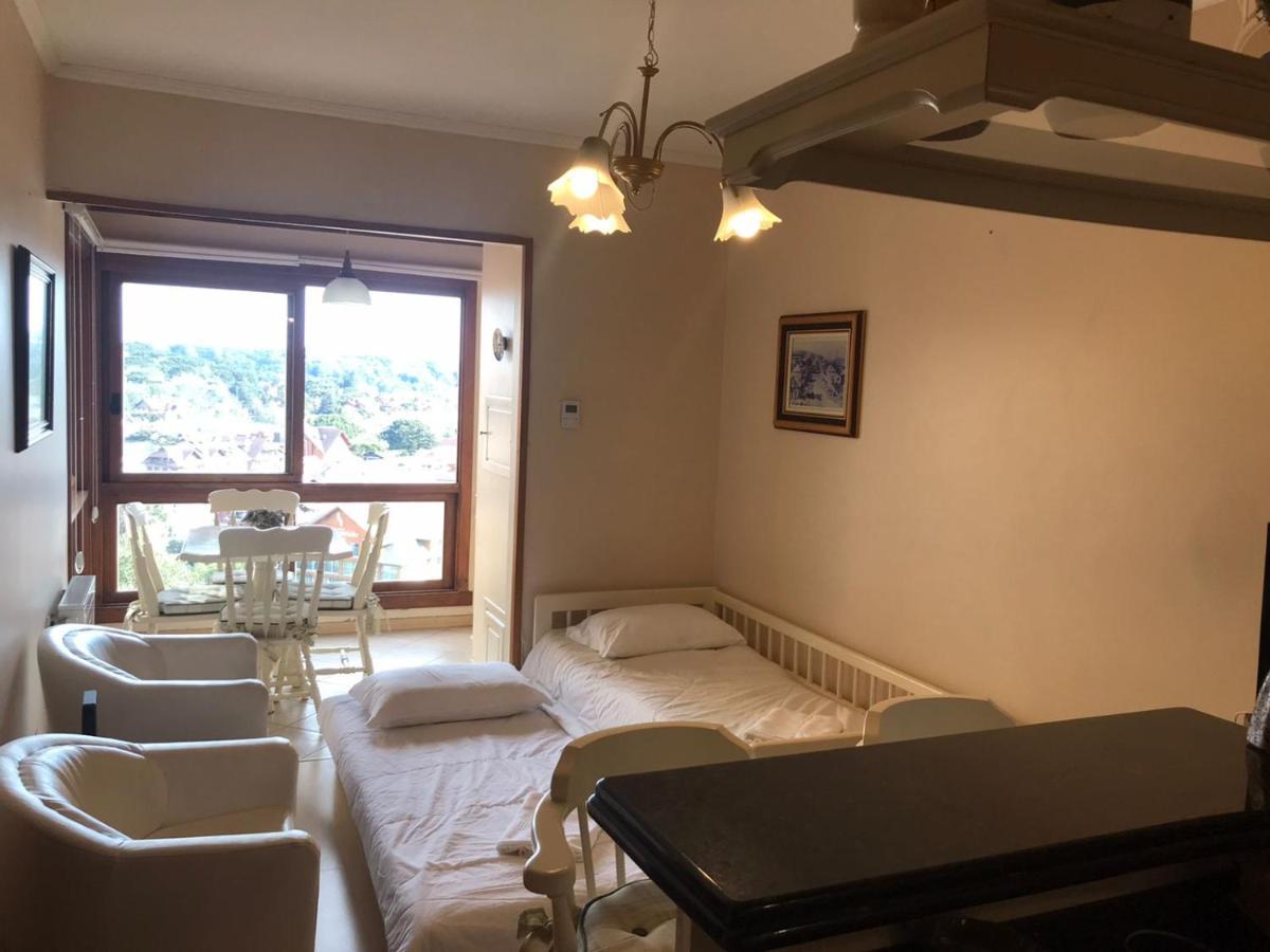 شقة Flat Gramado Centro - Proximo Da Rua Coberta المظهر الخارجي الصورة