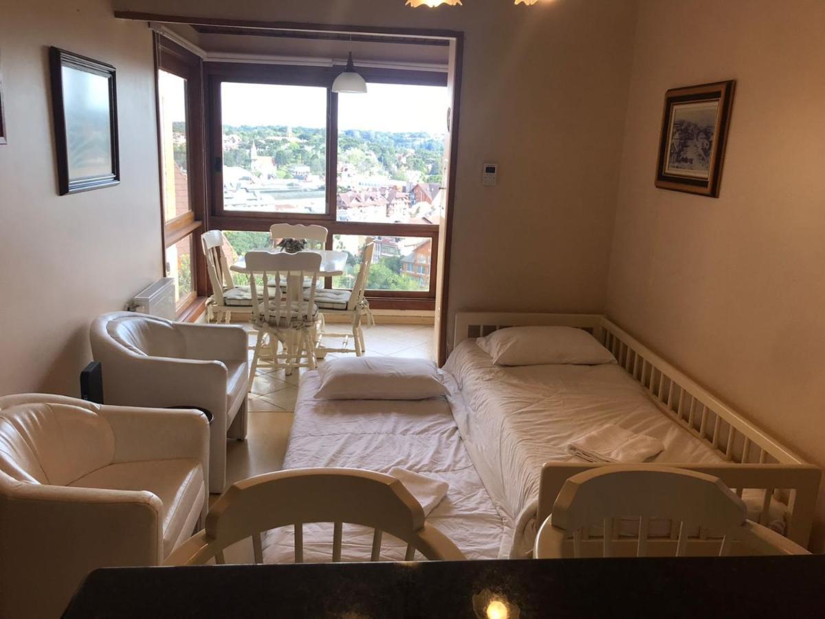 شقة Flat Gramado Centro - Proximo Da Rua Coberta المظهر الخارجي الصورة